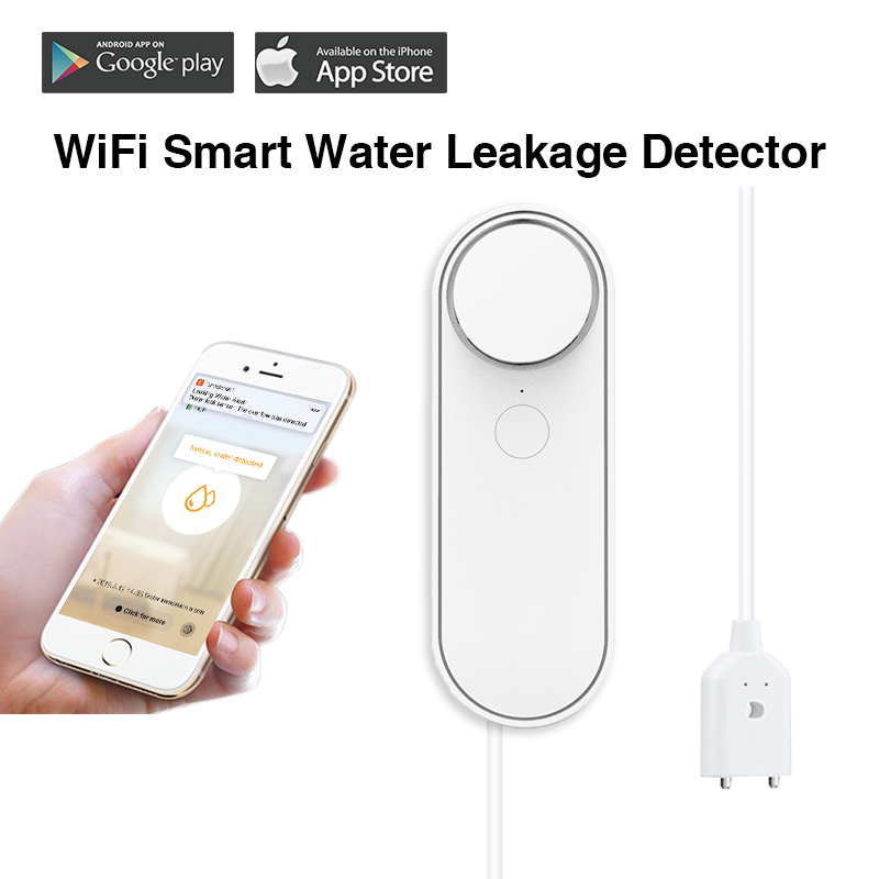 3 メートル/5 メートル WiFi 漏水検知器 90DB  - Wifi Water Leak Detector のレビューと価格