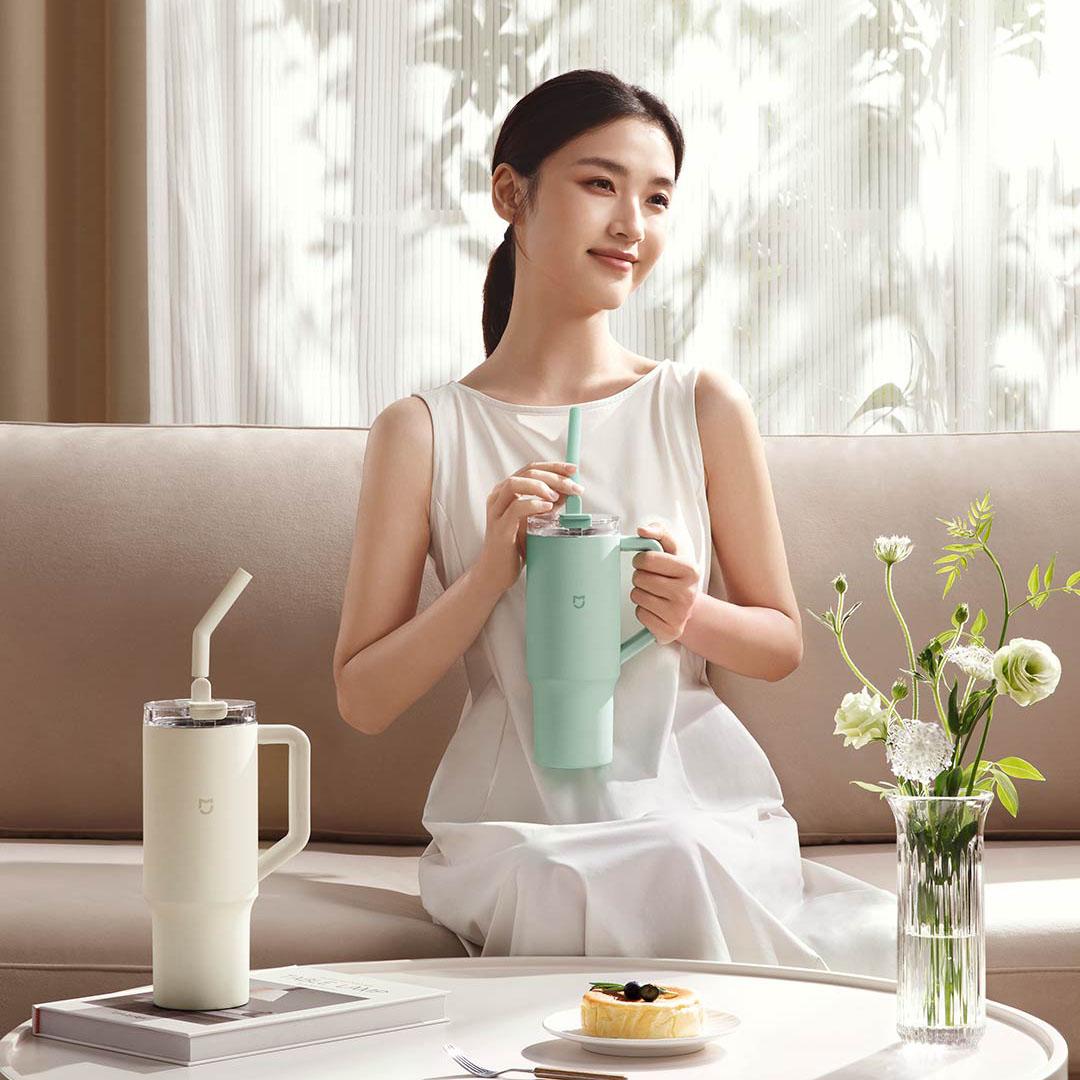 Xiaomi Mijia スマートストローカップ 1L 大容 - Smart Home Xiaomi 2 のレビューと価格