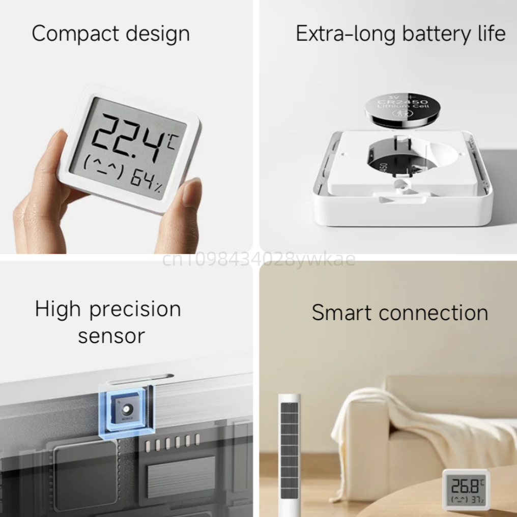 オリジナル Mijia スマート温度湿度モニター 3 ミニ  - Smart Home Xiaomi 2 のレビューと価格